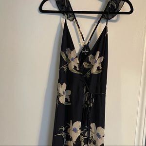 Lulu’s floral wrap dress - perfect for wedding guest
